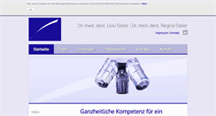 Desktop Screenshot of drsteier.de