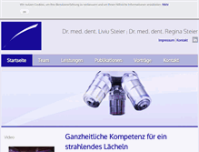 Tablet Screenshot of drsteier.de